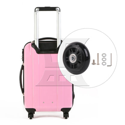 BQLZR 75mm Dia Luggage Replacement Wheels Luggage Suitcase Replacement Wheels Kit