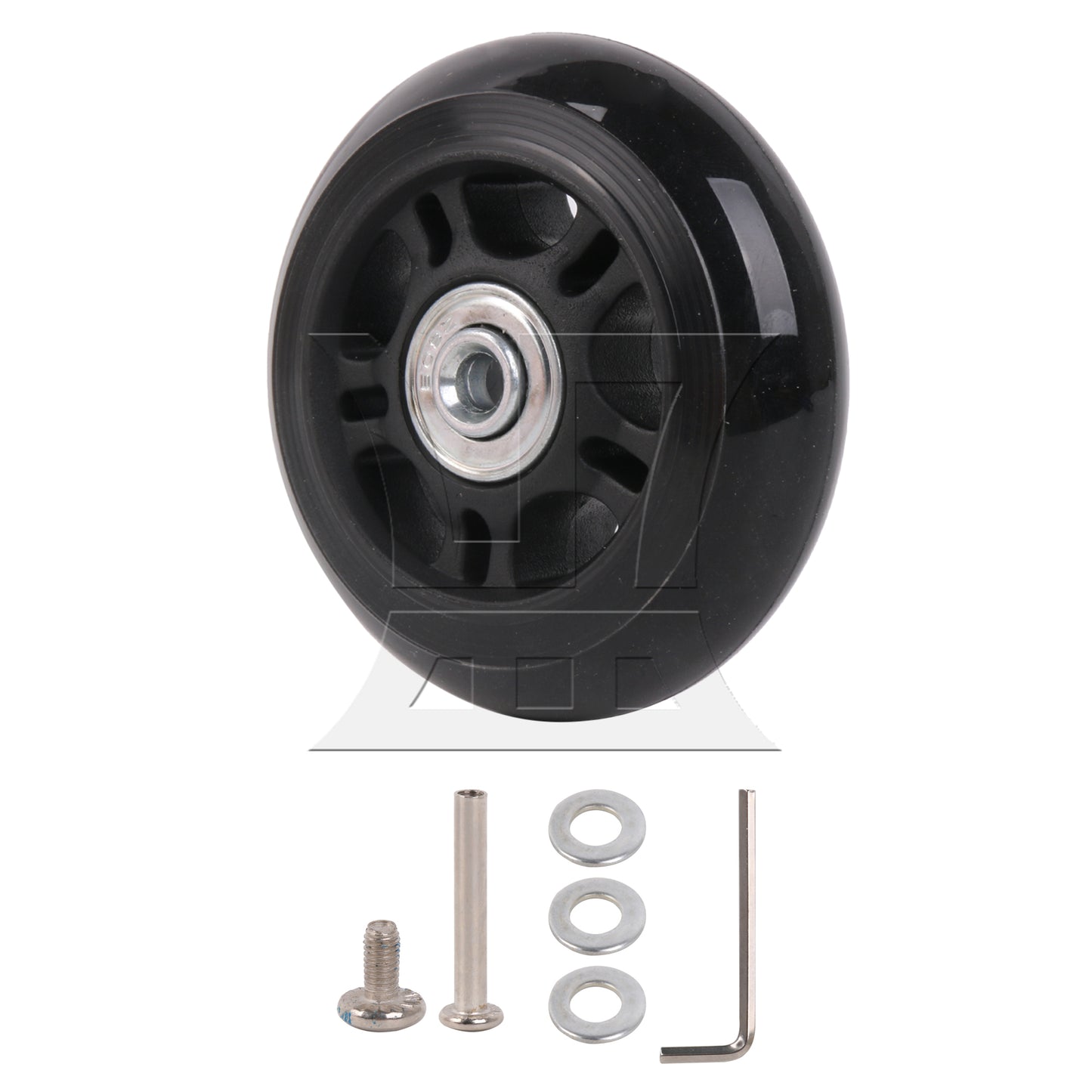 BQLZR 75mm Dia Luggage Replacement Wheels Luggage Suitcase Replacement Wheels Kit