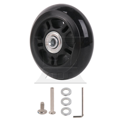 BQLZR 75mm Dia Luggage Replacement Wheels Luggage Suitcase Replacement Wheels Kit