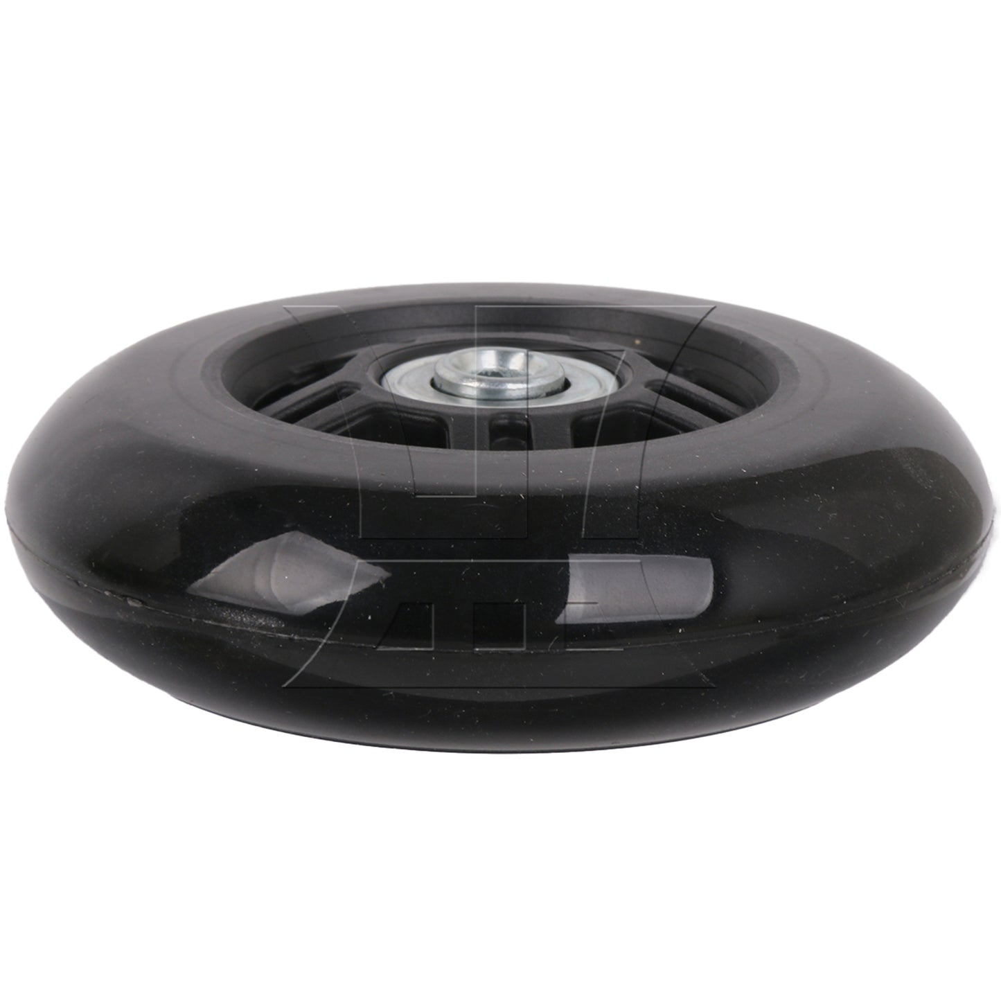 BQLZR 9cm Dia Luggage Suitcase Wheels Outdoor Replacement PU Rubber Wheel with Screw