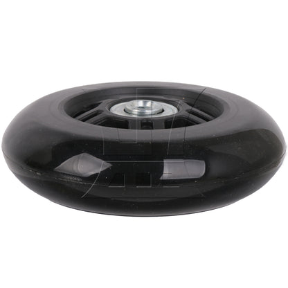 BQLZR 9cm Dia Luggage Suitcase Wheels Outdoor Replacement PU Rubber Wheel with Screw