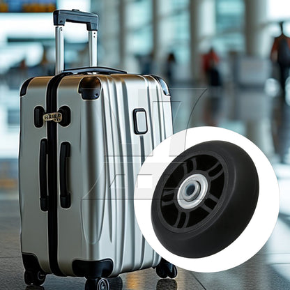 BQLZR OD 70mm Luggage Suitcase Replacement Wheels Axles and Screws Repair Set