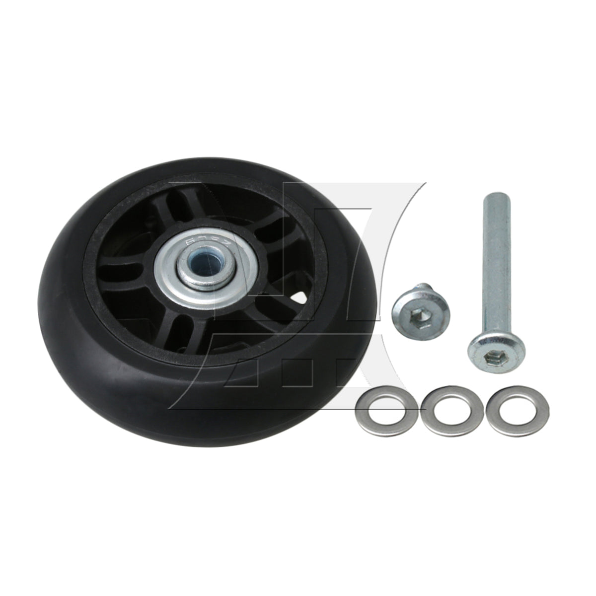 BQLZR OD 70mm Luggage Suitcase Replacement Wheels Axles and Screws Repair Set