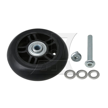 BQLZR OD 70mm Luggage Suitcase Replacement Wheels Axles and Screws Repair Set