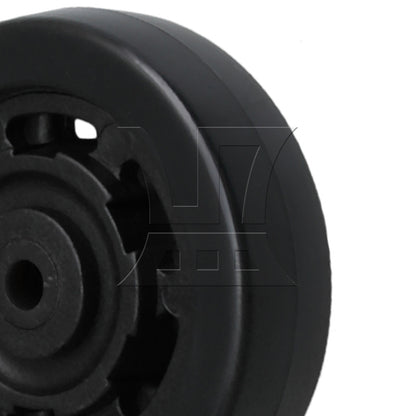 BQLZR 65x23mm Suitcase Wheels Replacement Wheels with Assembly Accessory Kit