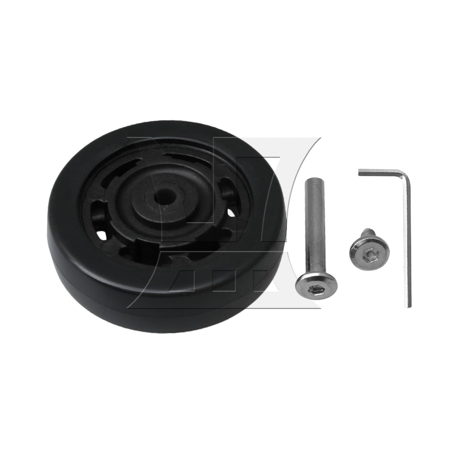 BQLZR 65x23mm Suitcase Wheels Replacement Wheels with Assembly Accessory Kit