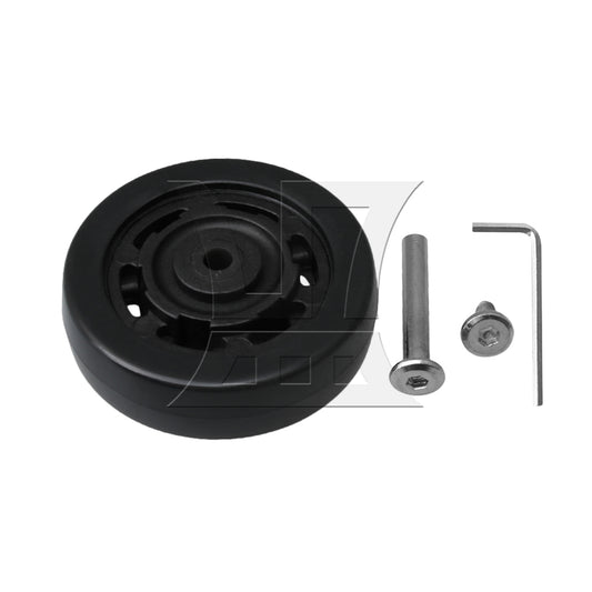 BQLZR 65x23mm Suitcase Wheels Replacement Wheels with Assembly Accessory Kit