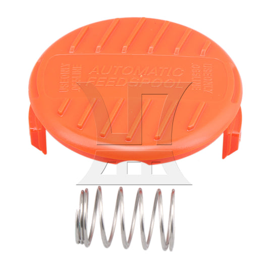 BQLZR 385022-03 Trimmer Replacement Spool Cap & Spring Compatible with Black Decker
