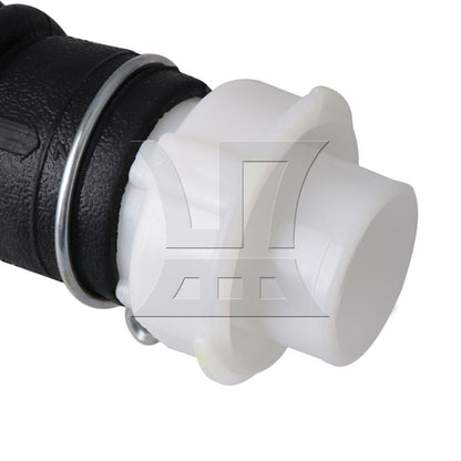 BQLZR 25.5cm Black Plastic Flexible Drain Connector Washing Machine Inlet Pipe