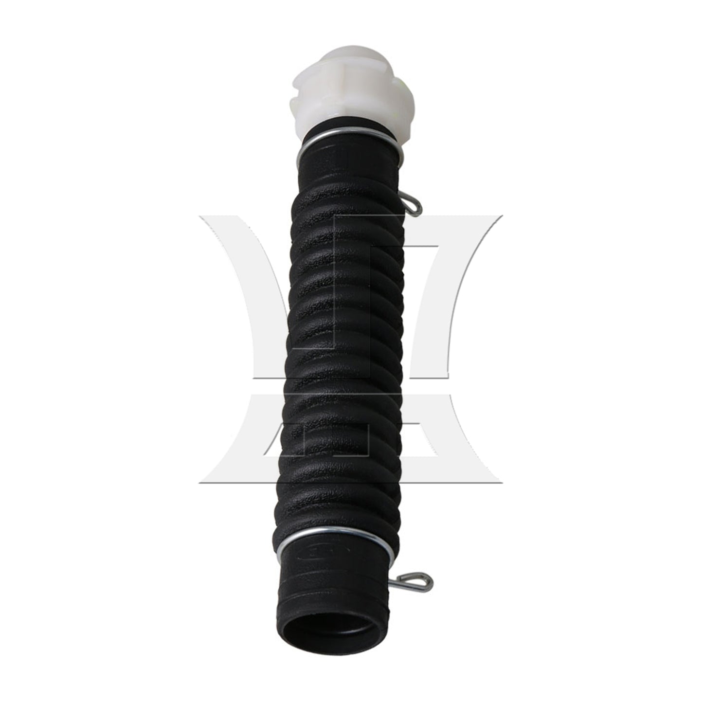 BQLZR 25.5cm Black Plastic Flexible Drain Connector Washing Machine Inlet Pipe