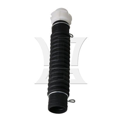 BQLZR 25.5cm Black Plastic Flexible Drain Connector Washing Machine Inlet Pipe