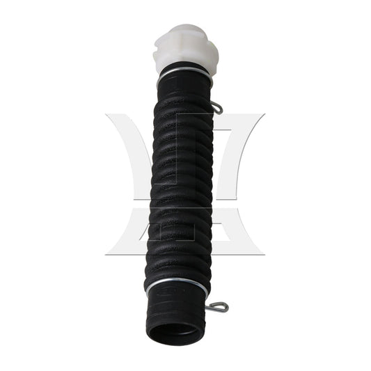 BQLZR 25.5cm Black Plastic Flexible Drain Connector Washing Machine Inlet Pipe