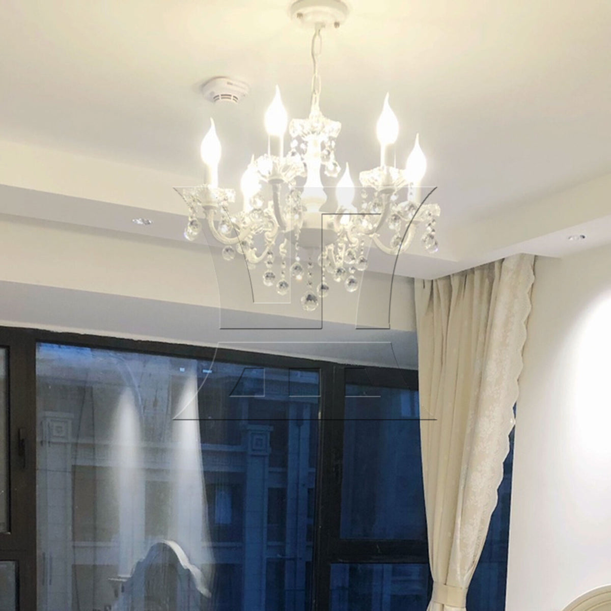 BQLZR White Chandelier Candle Light Cover Sleeves Socket 25mm Dia 80mm Length