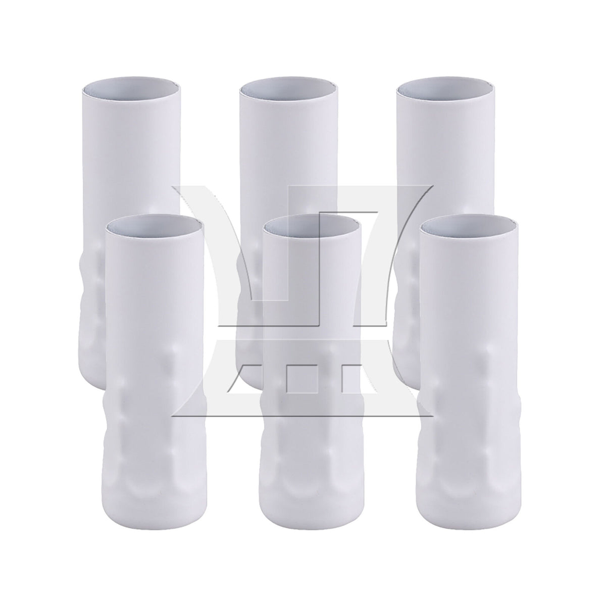 BQLZR White Chandelier Candle Light Cover Sleeves Socket 25mm Dia 80mm Length