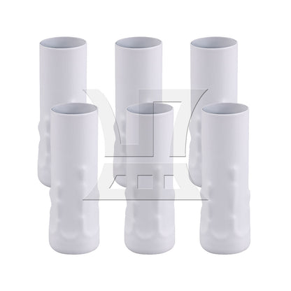 BQLZR White Chandelier Candle Light Cover Sleeves Socket 25mm Dia 80mm Length
