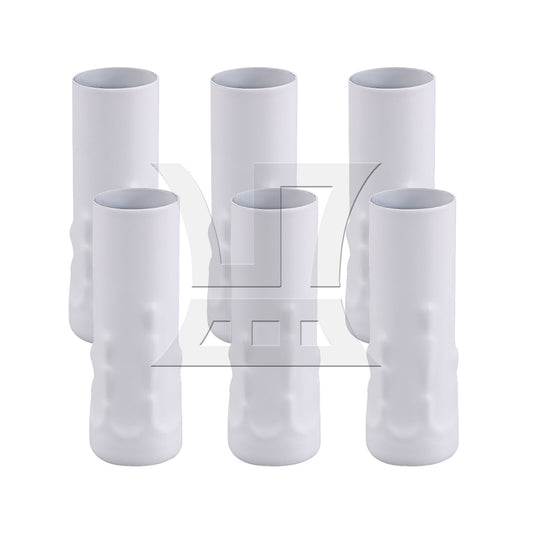BQLZR White Chandelier Candle Light Cover Sleeves Socket 25mm Dia 80mm Length