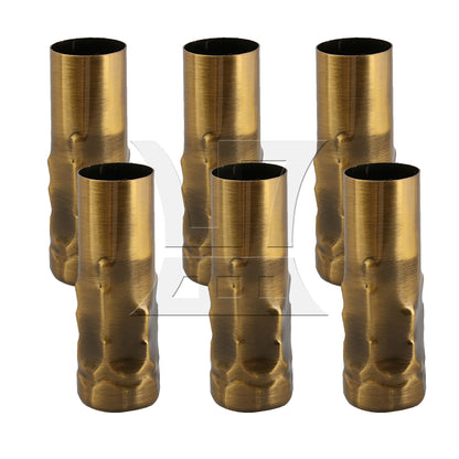 BQLZR Bronze Chandelier Candle Light Covers Sleeves Socket 25mm Dia 80mm Length