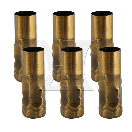 BQLZR Bronze Chandelier Candle Light Covers Sleeves Socket 25mm Dia 80mm Length