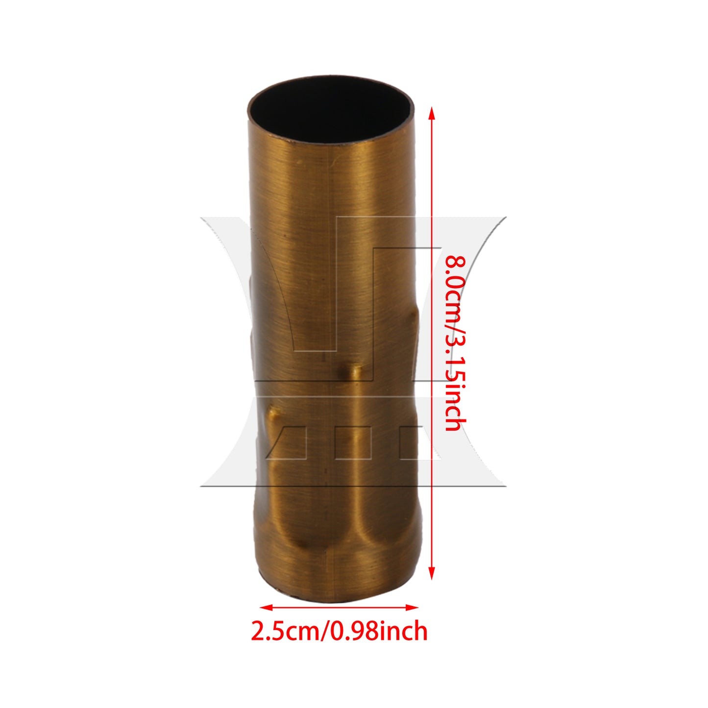 BQLZR Bronze Chandelier Candle Light Covers Sleeves Socket 25mm Dia 80mm Length