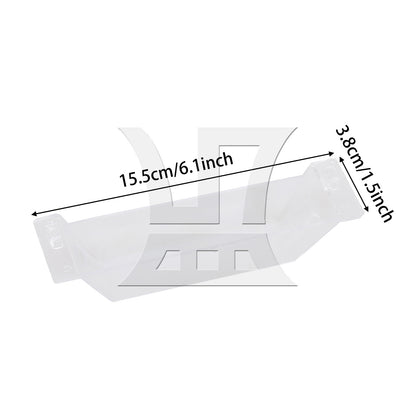 BQLZR Kitchen Hoods Clear Plastic Grease Catcher Oil Collecting Cup 15.5x3.8cm