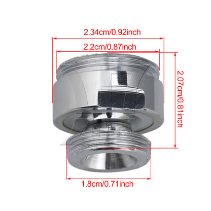 BQLZR Faucet Adapter Kitchen Tap Nozzle Aerator Connector 22MM 18MM Male Thread