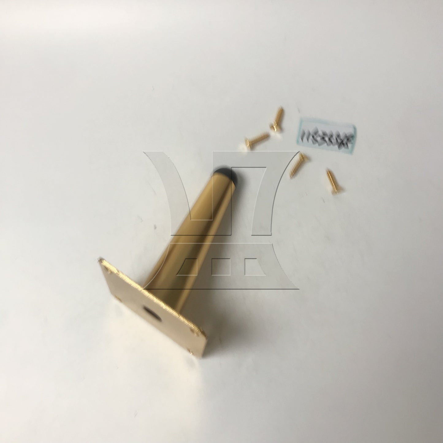 BQLZR Gold Metal 12 cm Column At An Angle Furniture Leg Foot for Desk Sofa