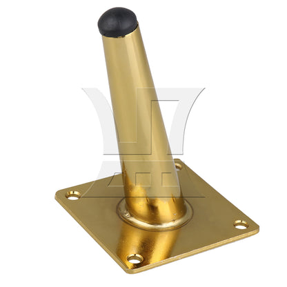 BQLZR Gold Metal 12 cm Column At An Angle Furniture Leg Foot for Desk Sofa