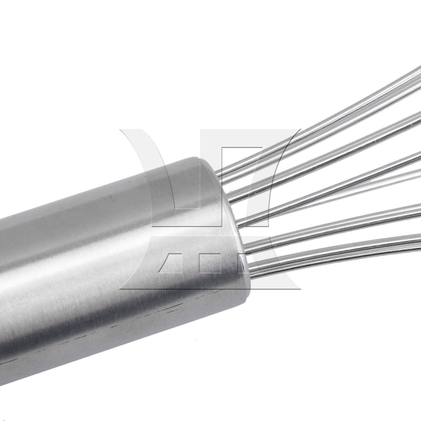 BQLZR 3Pcs Steel Beat Mix Wire Whisk 8/10/12Inch set for Manual Home Cakes Baking