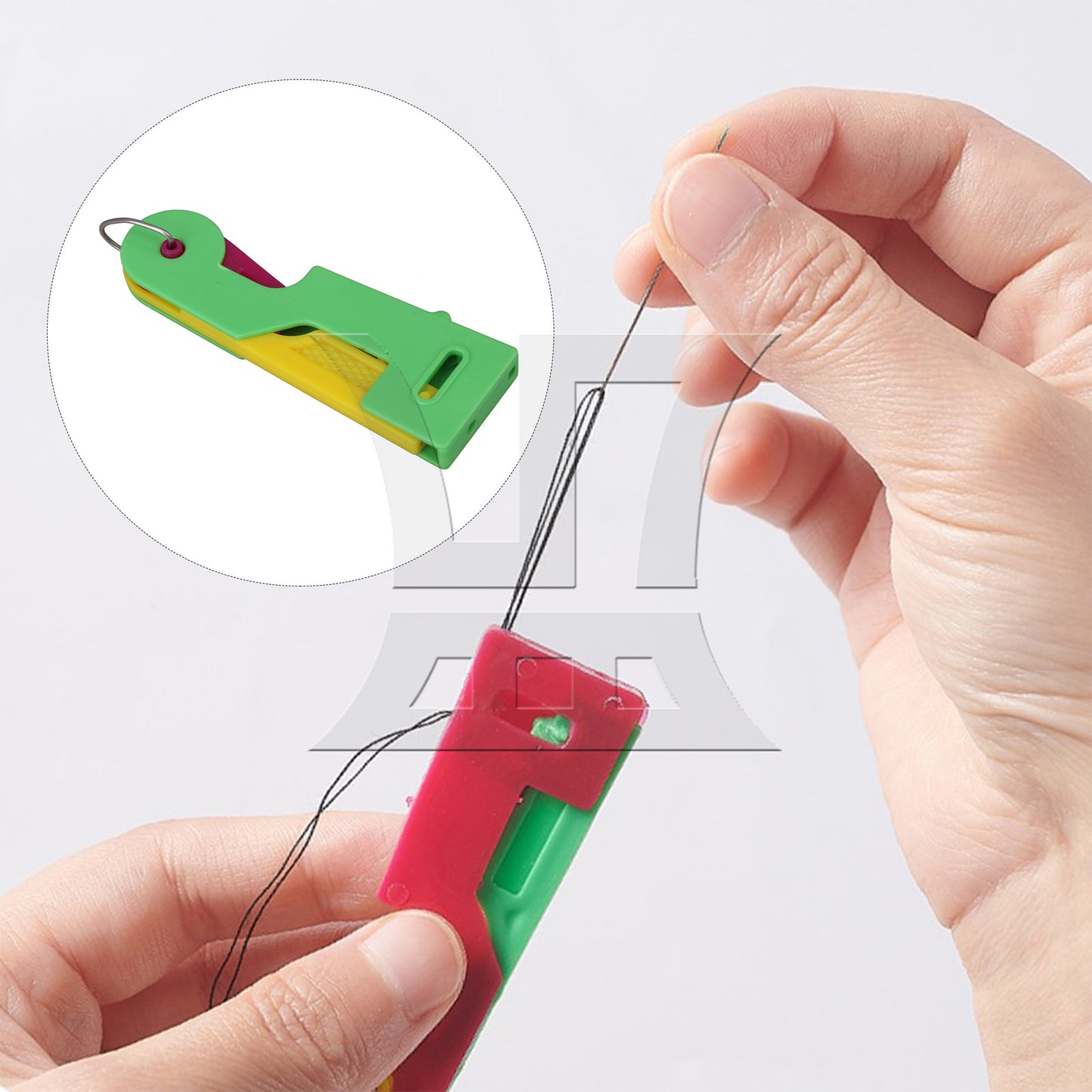 BQLZR Sewing Device Automatic Threader Thread Guide Elderly Use Green