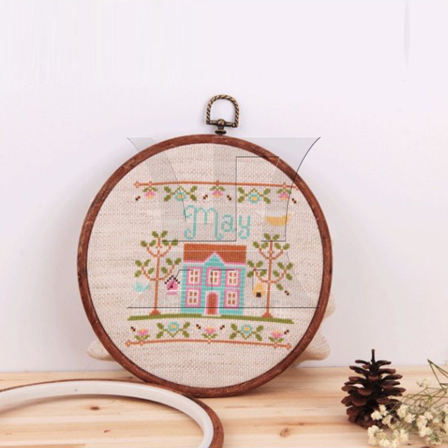 BQLZR 10cm OD Craft DIY Tool Cross Stitch Frame Sewing Needles Embroidery Hoop Ring