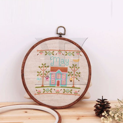 BQLZR 10cm OD Craft DIY Tool Cross Stitch Frame Sewing Needles Embroidery Hoop Ring