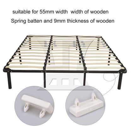 BQLZR 30 Pieces Plastic Bed Slat Single End Caps Holders Inner Length 55mm Parts