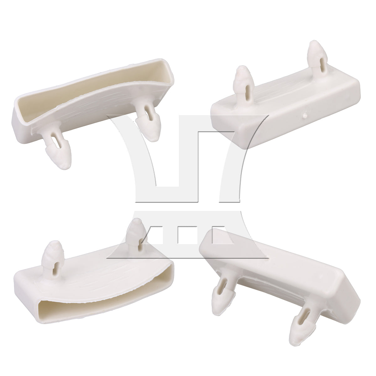BQLZR 30 Pieces Plastic Bed Slat Single End Caps Holders Inner Length 55mm Parts