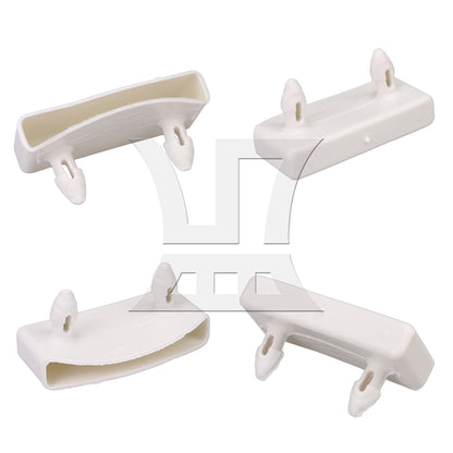 BQLZR 30 Pieces Plastic Bed Slat Single End Caps Holders Inner Length 55mm Parts