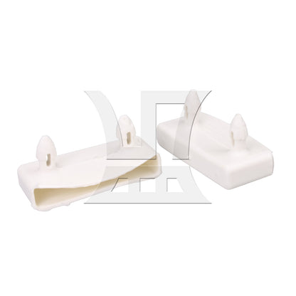 BQLZR 30 Pieces Plastic Bed Slat Single End Caps Holders Inner Length 55mm Parts