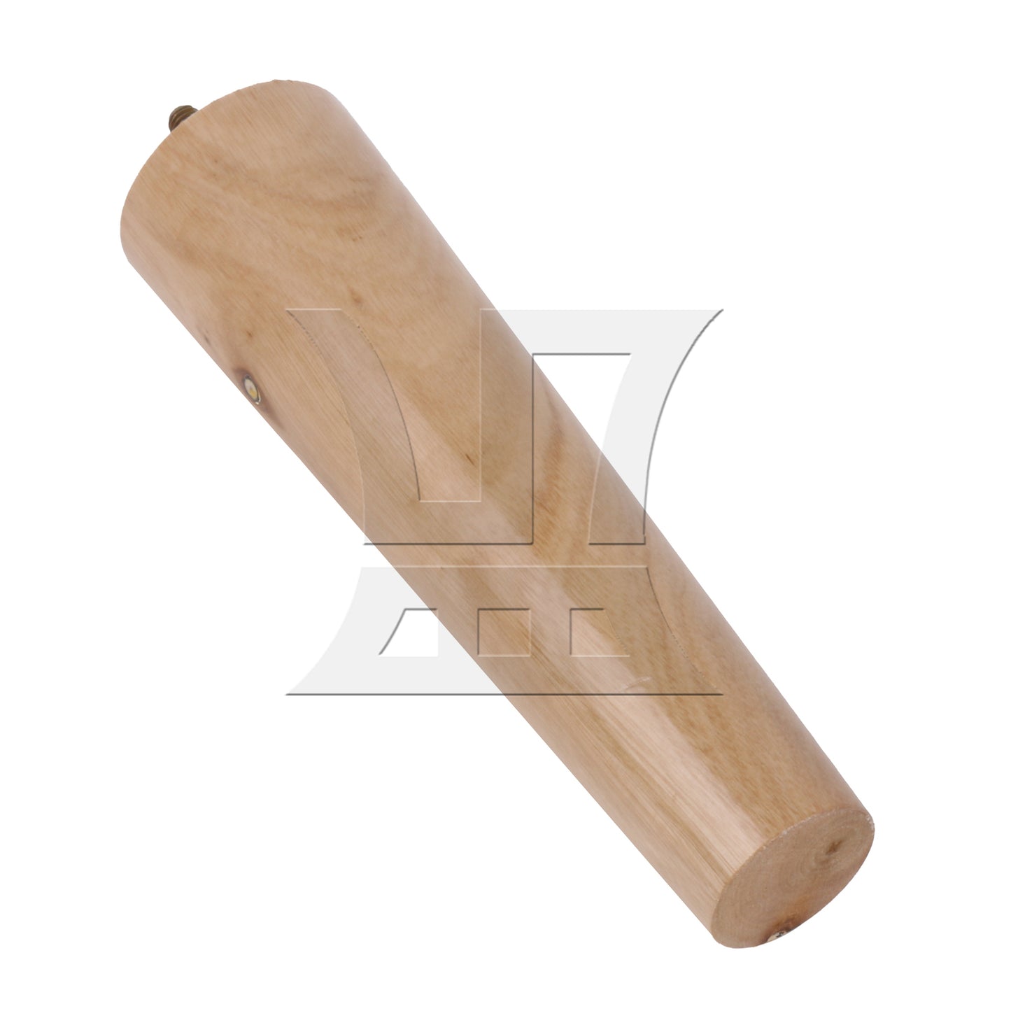 BQLZR Wooden Color 20cm Wooden Furniture Cone Legs with 24mm M8 Screw for Sofa