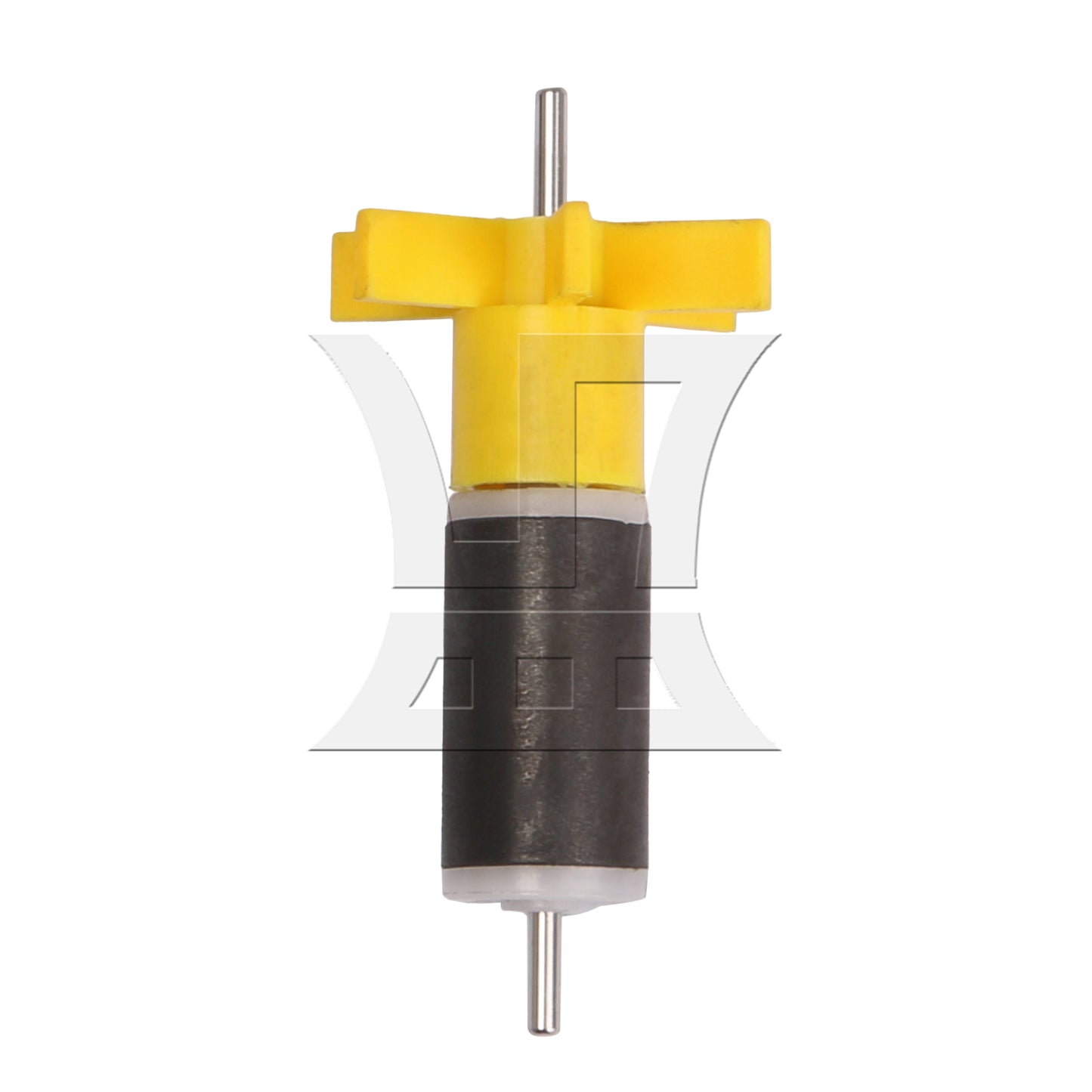 BQLZR Plastic 16mm Replacement Filter Impeller Submersible Pump Rotor Yellow