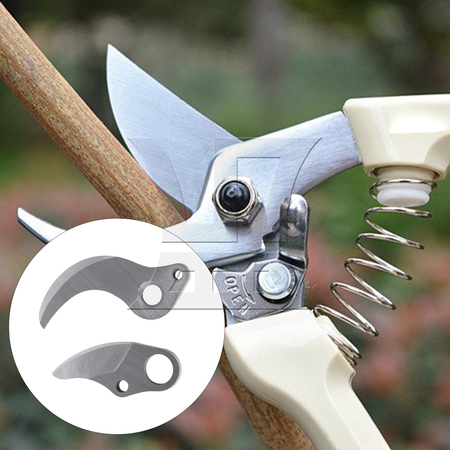 BQLZR 2 Pieces High Carbon Steel Cordless Electric Pruning Tool Accessories