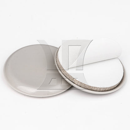 BQLZR 16Pieces Adhesive Furniture Moving Sliding Pad Round 2.09" Diameter for Carpet