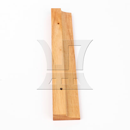 BQLZR 4Pieces Wood Wine Glass Holder Rack 10.83x1.77" with Screw for Home Restaurant