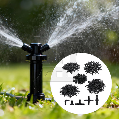 BQLZR 250Pieces Micro Drip Irrigation Kit Automatic Plant Watering System for 1/4"