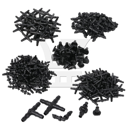 BQLZR 250Pieces Micro Drip Irrigation Kit Automatic Plant Watering System for 1/4"