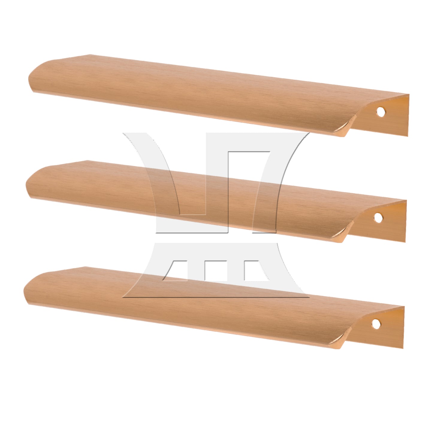BQLZR 10Pieces Cabinet Edge Pulls Replacement 150mm Length 128mm Center to Center