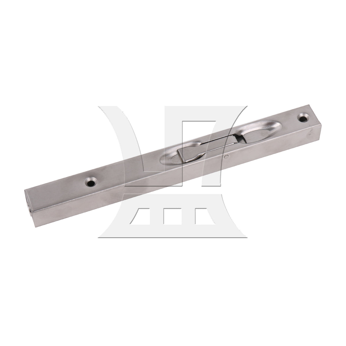 BQLZR 2Pieces Stainless Steel Flush Latch Bolts for Door 8 Inch Silver