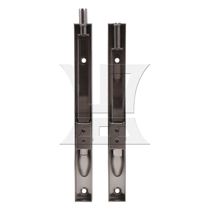 BQLZR 2Pieces Stainless Steel Flush Latch Bolts for Door 8 Inch Silver
