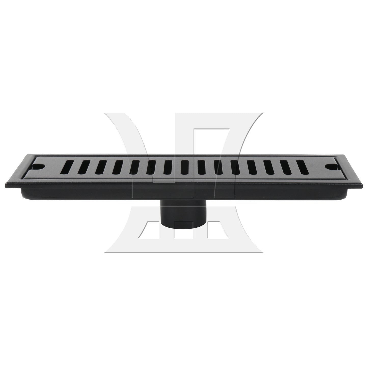 BQLZR Modern Stainless Steel Shower Floor Drain 11.81"x3.94" with Removable Grate