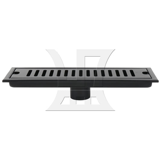 BQLZR Modern Stainless Steel Shower Floor Drain 11.81"x3.94" with Removable Grate