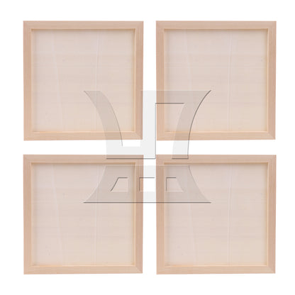 BQLZR Solid Wood Photo Picture Frame 8"x8" for Wall Hanging and Tabletop