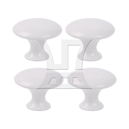 BQLZR 12Pieces 30mm Dia Cupboard Handles Knobs for Bathroom White Stainless Steel