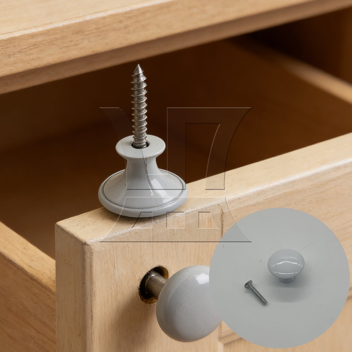 BQLZR 12Pieces 30mm Dia Cupboard Handles Knobs for Bathroom White Stainless Steel